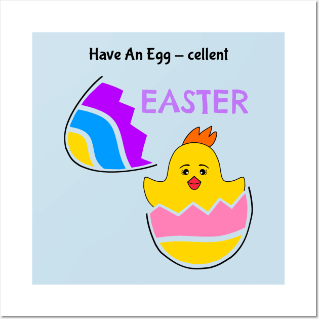 FUNNY Easter Egg - Funny Easter Quotes Wall Art by SartorisArt1